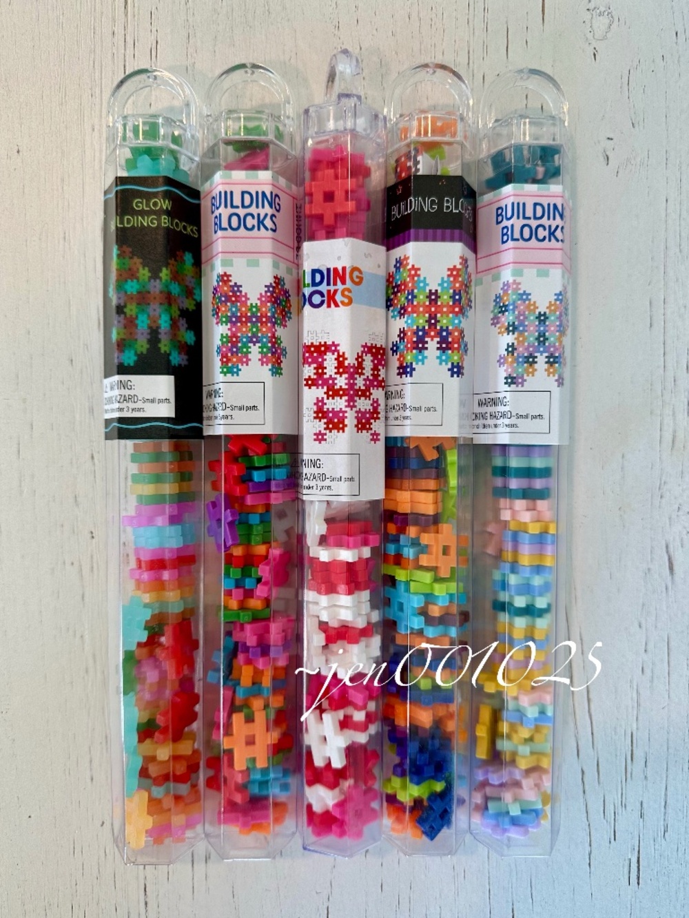 5 Sets Target Hashtag Building Blocks Multicolor Butterfly